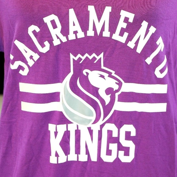 Tops - Sacramento Kings Women's Relaxed Fit V-Neck Tee Tops - Sacramento Kings Women's Relaxed Fit V-Neck Tee